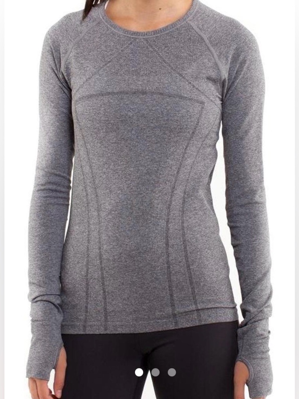 Ivivva by Lululemon Fly Tech Long Sleeve Blue Shirt Girl’s Size 14
